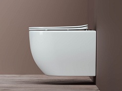 Ceramicanova Подвесной унитаз Mia Rimless CN1805 белый – фотография-5