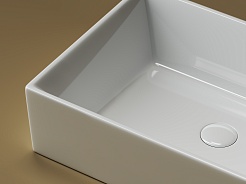 Ceramicanova Мебельная раковина Element 59 CN5013 белая – фотография-4