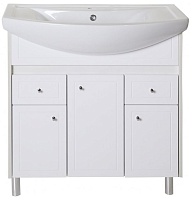 ASB-Mebel Тумба под раковину Орхидея 80 белое дерево