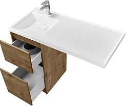 Акватон Мебель для ванной Лондри 40 L дуб рустикальный – фотография-4