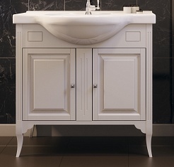 Opadiris Тумба под раковину Глория 85 слоновая кость – фотография-1