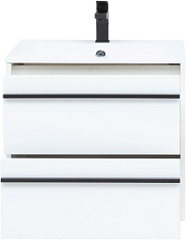 Aquanet Мебель для ванной Lino 60 подвесная белая матовая – фотография-4