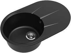 Ewigstein Мойка кухонная Rund 50F черный – фотография-1