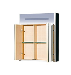 Misty Зеркало-шкаф для ванной Джулия 65 черный – фотография-2