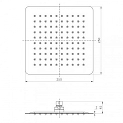 Lemark Верхний душ LM9487S – фотография-2