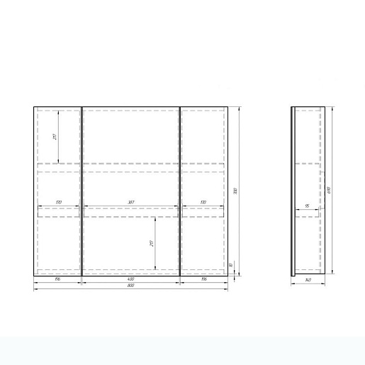 Alvaro Banos Мебель для ванной Valencia máximo 80, зеркало Viento – фотография-8