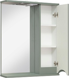 Runo Мебель для ванной Афина 60 подвесная цемент – фотография-16