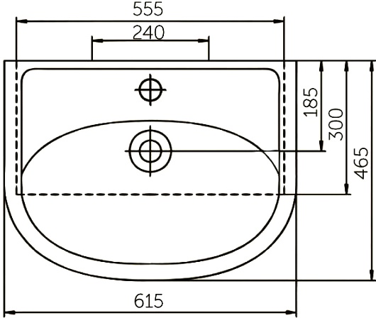 Runo Мебель для ванной Авила 60 – фотография-10