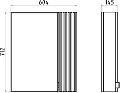 ASB-Mebel Зеркальный шкаф Дора 60 R белый – фотография-5