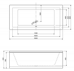 Cezares Экран фронтальный PLANE-180-SCR – фотография-3