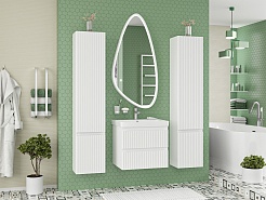 Brevita Шкаф пенал Victory 35 L белый – фотография-9