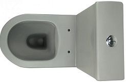 Esbano Унитаз компакт Alagon-C безободковый серый матовый – фотография-2