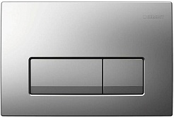 Geberit Кнопка смыва Delta 51 115.105.46.1 матовый хром – фотография-1
