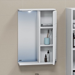 СанТа Мебель для ванной Родос 50 R белая – фотография-14