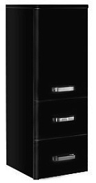 Акватон Полуколонна для ванной "Америна" черная – фотография-1