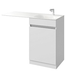 Aqwella Мебель для ванной Forma с бельевой корзиной справа – фотография-2