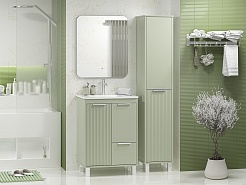 Brevita Тумба с раковиной Risacca Pistachio 60 фисташковый – фотография-10