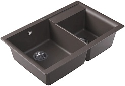 Florentina Мойка кухонная Касси 780 серый шелк – фотография-2