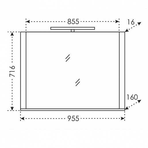 СанТа Мебель для ванной Калипсо 100 NEW – фотография-10