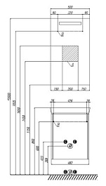 Акватон Мебель для ванной "Йорк 50 М" белый/выбеленное дерево – фотография-3