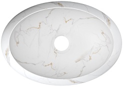 Teymi Раковина накладная Laina 48.5 T51307 белый мрамор – фотография-2