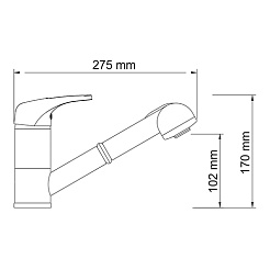 WasserKRAFT Смеситель для кухни "Oder 6365" – фотография-3