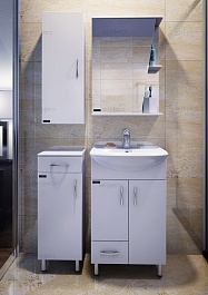 СанТа Зеркальный шкаф Акцент 50 L – фотография-2