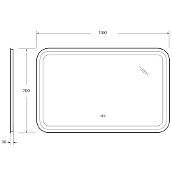 Cezares Зеркало Stylus 110 – фотография-9