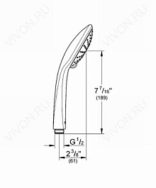 Grohe Душевая лейка "Euphoria 110 Duo 27238000" – фотография-2