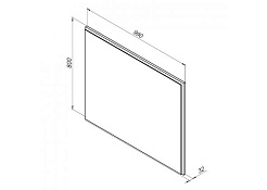 Aquanet Мебель для ванной Nova Lite 100 2 ящика, белая – фотография-12