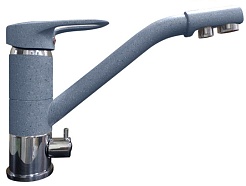 Granfest Смеситель для кухни 2624-1 графит – фотография-1