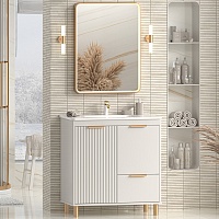 Brevita Мебель для ванной Risacca Crema 80 серая