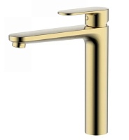 Aquatek Смеситель для раковины Ника AQ1804BG золото шлифованное