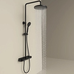 Sancos Душевая система Teo с термостатом черный SC11002MB – фотография-9