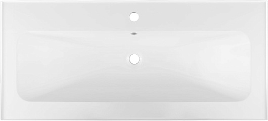 Aquanet Тумба с раковиной Арт 100 подвесная белая матовая – картинка-11