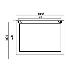 Mixline Зеркало Сальери 105 – фотография-3