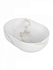 Teymi Раковина накладная в ванную Solli 48 artceramic мрамор белый матовый T50386 – картинка-18