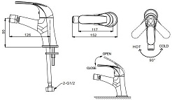 Promo Смеситель для биде Fit F3135188CP-RUS – фотография-2