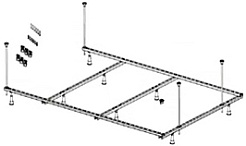 Riho Ножки для ванны SAVONA POOTSET16 – фотография-1