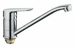 Frap Смеситель для кухни H703 F49703-B хром – фотография-1