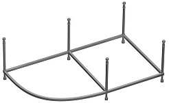 Roca Монтажный набор для ванны Hall Angular ZRU9302868 – фотография-1