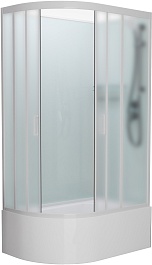 Frank Душевая кабина F412/2R M White б/к – фотография-1