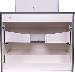 Style Line Мебель для ванной подвесная Атлантика 60, бетон темный – фотография-6