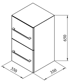 De Aqua Шкаф Токката Тока 2D – фотография-4