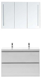 BelBagno Мебель для ванной ENERGIA-N 1200 Bianco Lucido, с двойной чашей – фотография-1