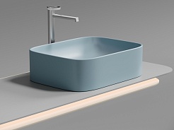 Ceramicanova Мебельная раковина Element 50 CN6052ML голубой матовый – фотография-5