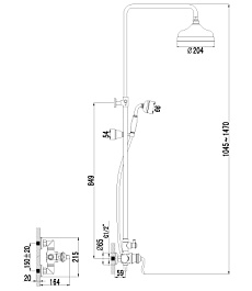 Lemark Душевая система Brava LM4760G – фотография-2