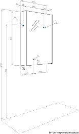 Акватон Мебель для ванной Либерти 75 дуб эльвезия – фотография-17