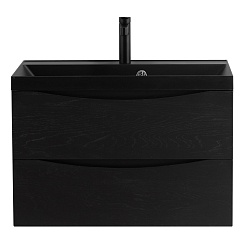 BelBagno Тумба с раковиной Marino 80 подвесная Rovere Cioccolato Amaro с раковиной 80/45 ART-AST-NERO – фотография-2