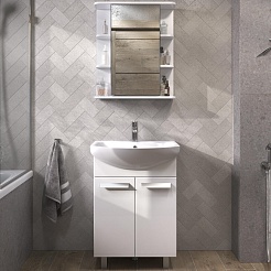 Vigo Мебель для ванной Hoska 60 (Балтика) белая – фотография-1